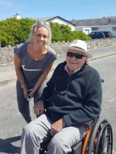 Carla, a live-in carer