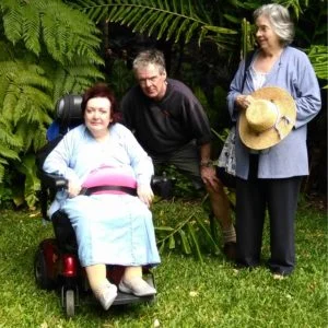 Charlotte was able to meet her family again