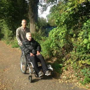 Paul Smart in training for his Camino challenge