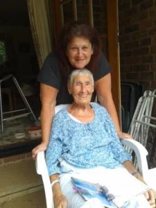 Lise and her mother together