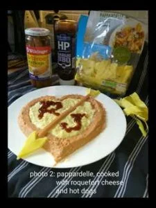 A meal made by one of our carers