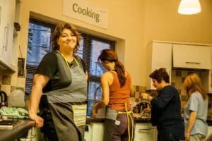 Housekeepers trained in preparing meals