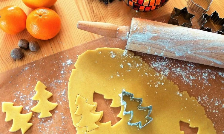 Christmas baking
