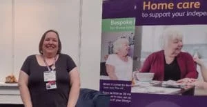 Sarah Franklin at show