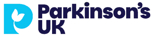 Parkinson’s UK logo with a blue P featuring a white leaf design, followed by the text Parkinson’s UK in bold, dark blue letters on a light background.