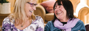 Live-in carers Imelda and Helen