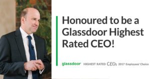 Glassdoor award for highest rated CEO