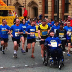 Jerry at the Great Manchester Run