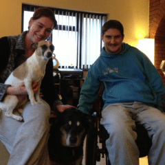 Simon who receives live-in support - spinal cord injury
